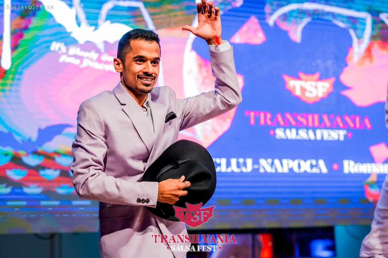 Performing at Transilvania Salsa Fest